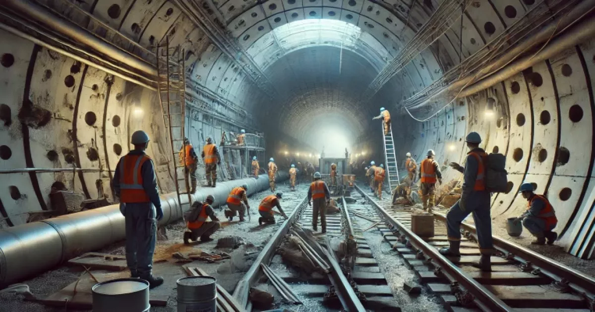 Капітальний ремонт тунелю між станціями метро “Лук’янівська” та “Золоті ворота”