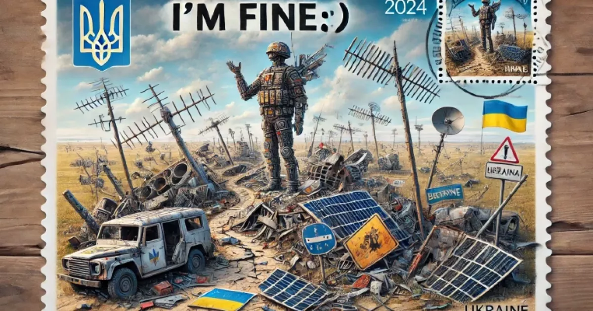 Укрпошта презентувала марку "I'm Fine:)" – символ надії після війни