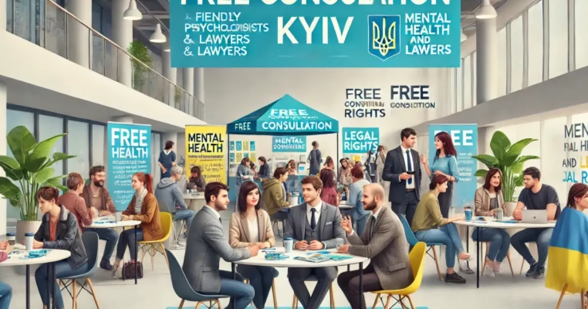 Де у Києві безкоштовно отримати психологічну та юридичну допомогу