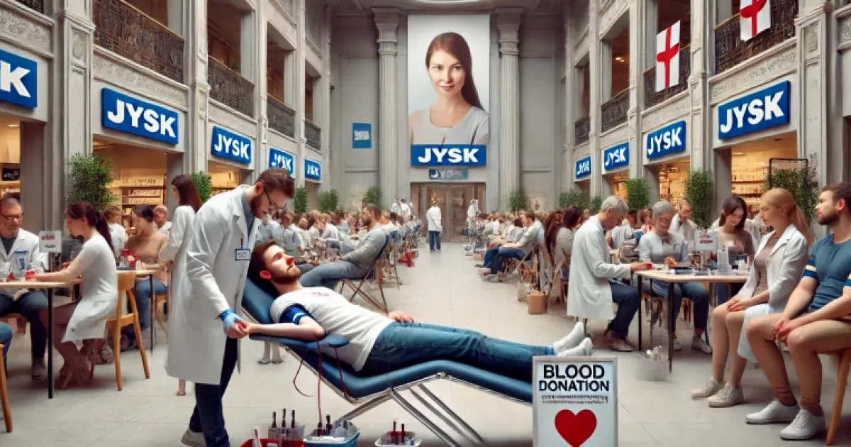 Донорський захід у JYSK на Кільцевій: стань донором та отримай знижку