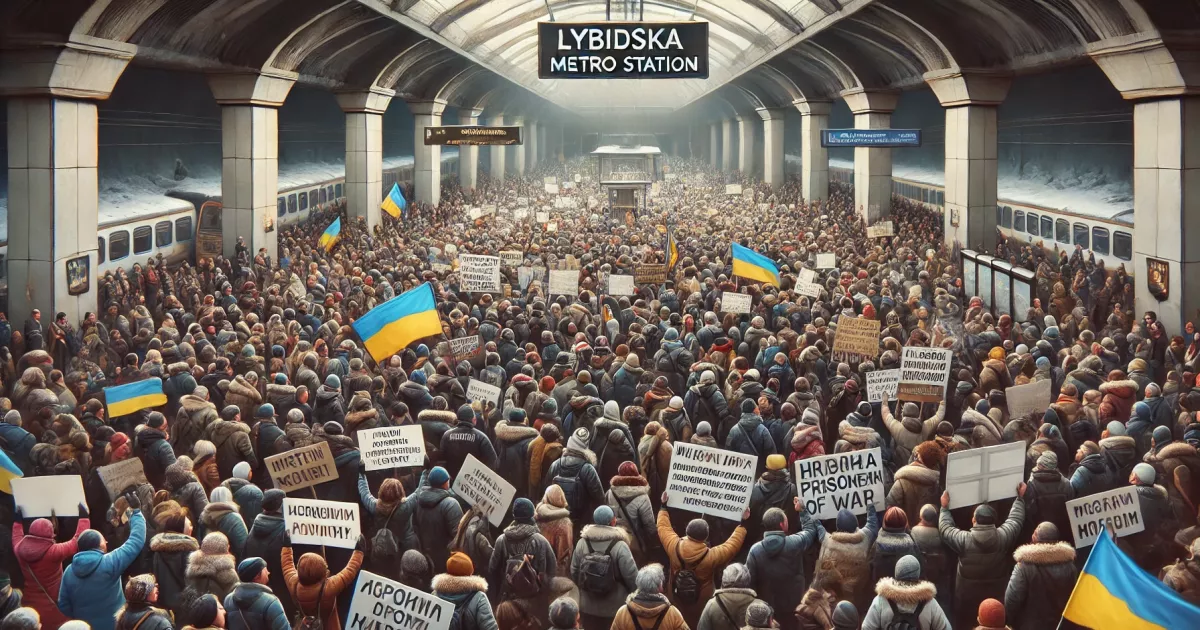 У Києві проводять акцію на підтримку військовополонених: подробиці