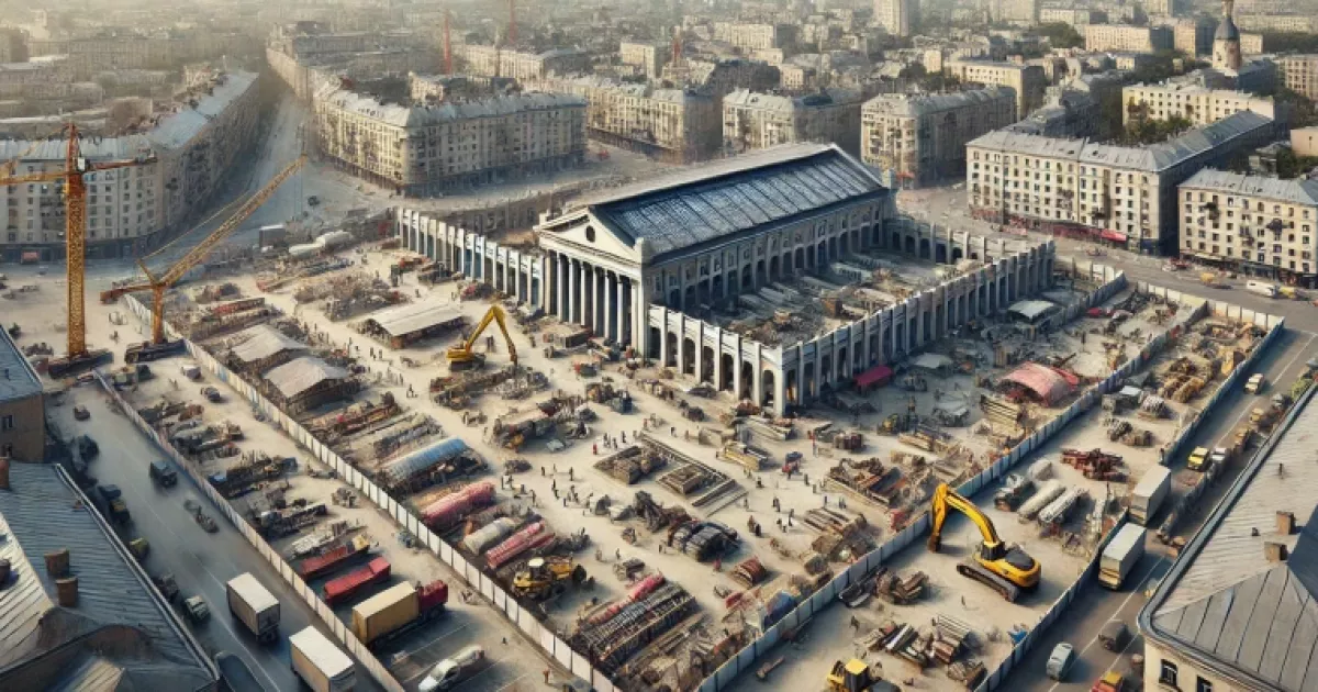 На місці ринку "Оболонь" у Києві з'явиться ТРЦ і 5 нових висоток