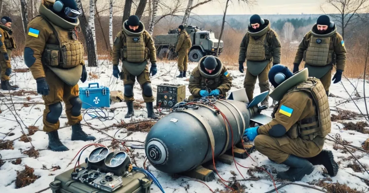 Піротехніки знищили авіабомбу часів Другої світової в Києві