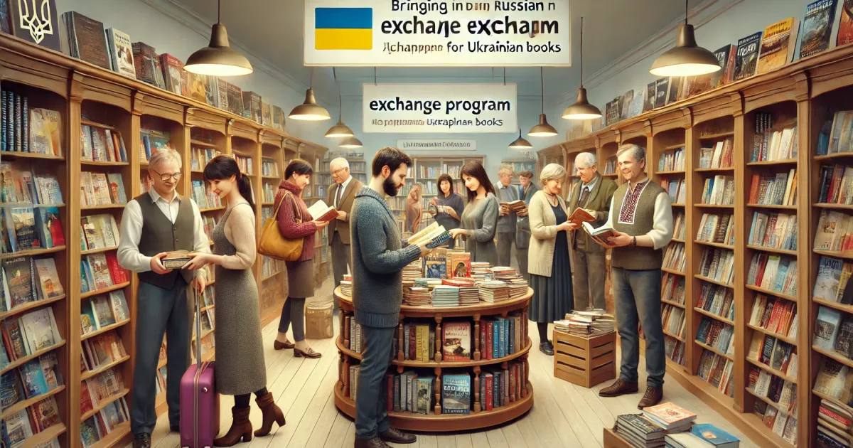 Як кияни можуть обміняти книги російською на українську: деталі проєкту