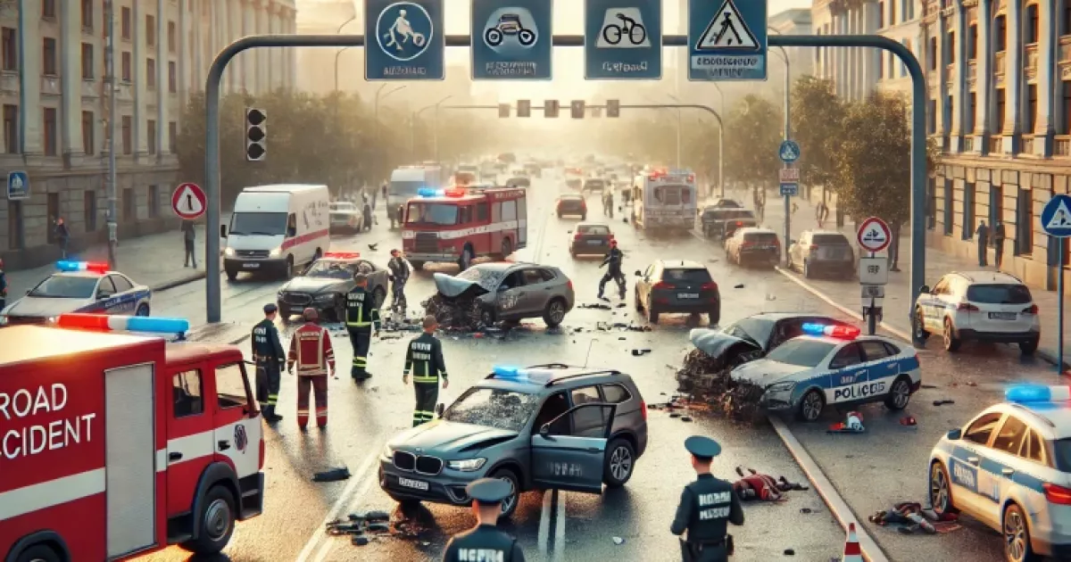 2038 ДТП на Київщині у 2024 році: статистика та основні причини аварій