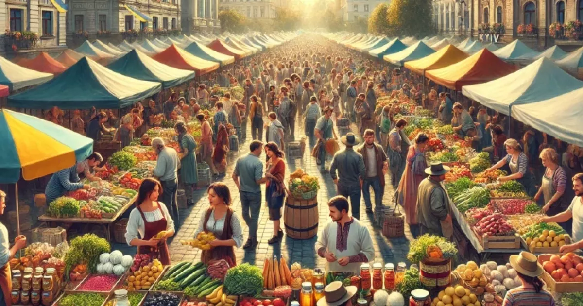 Київські продуктові ярмарки на вихідних: найкращі місця для покупок