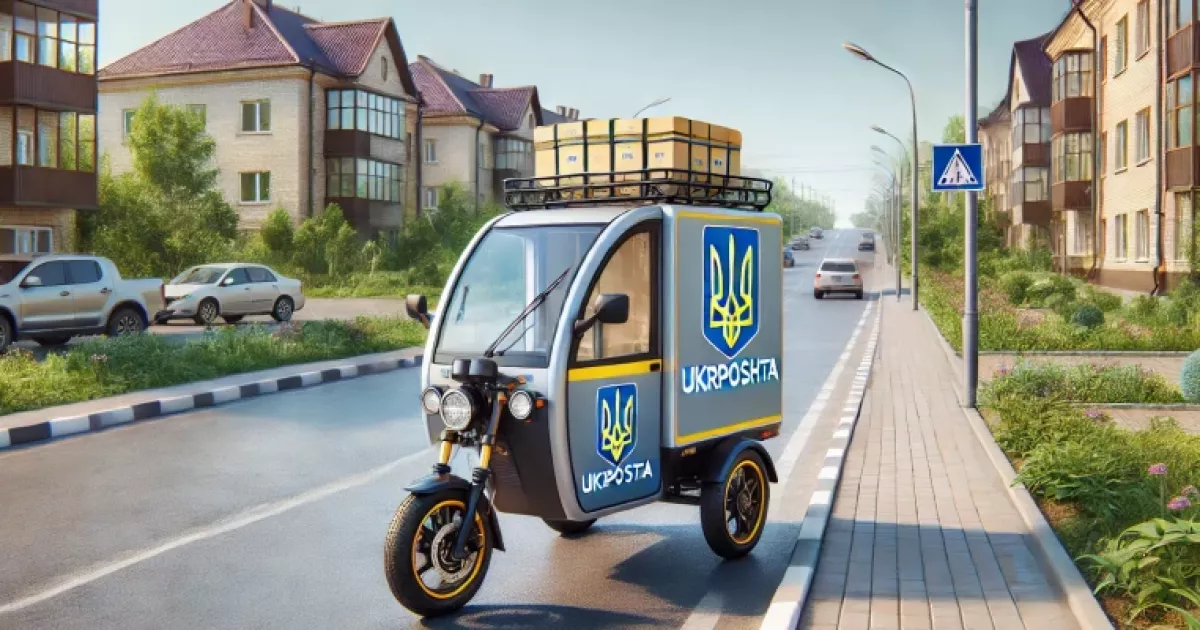 Укрпошта пересідає на електробайки: що зміниться для мешканців Київщини?
