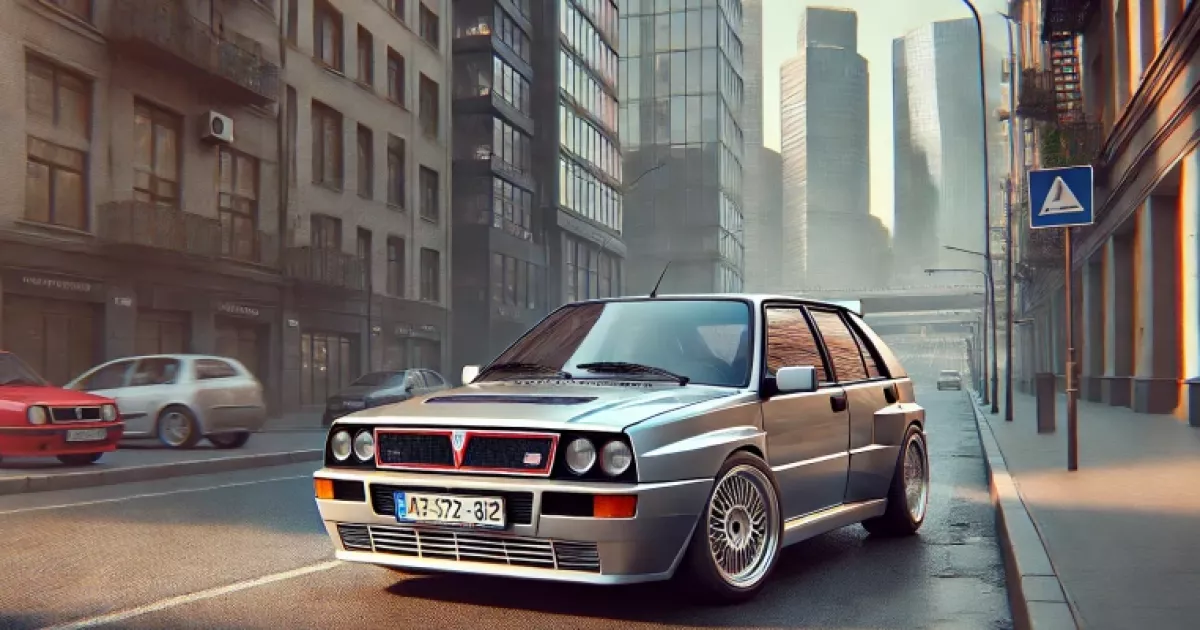 Рідкісне італійське авто Lancia Delta HPE побачили в Києві