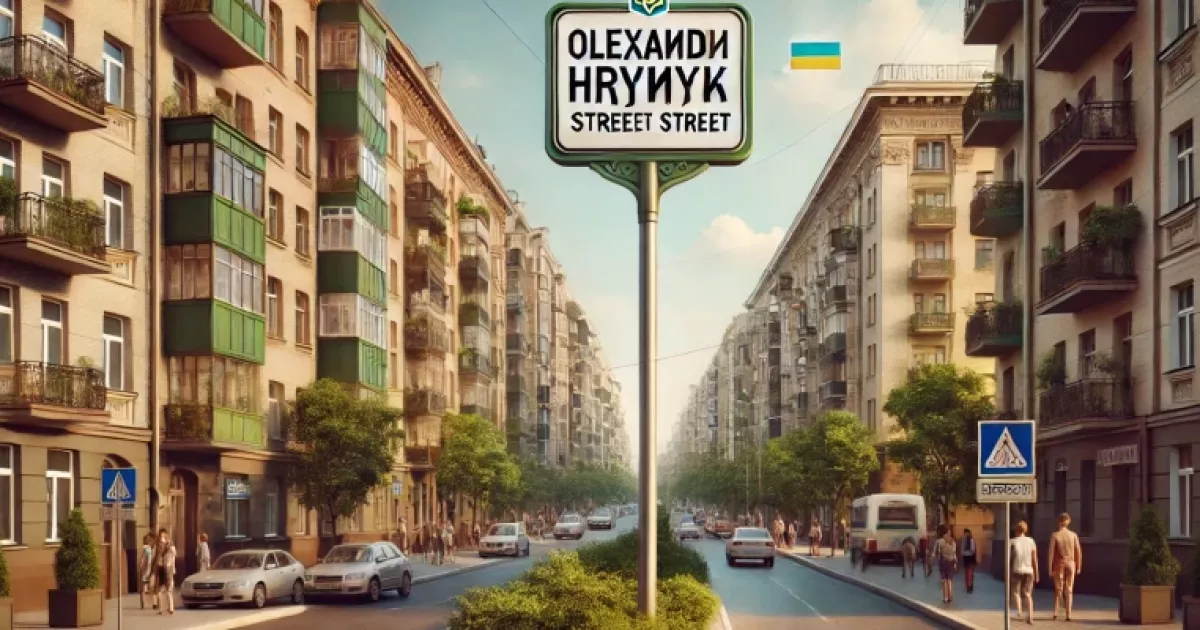 Вулиця в Києві буде перейменована на честь героя «Азова» Олександра Гряника