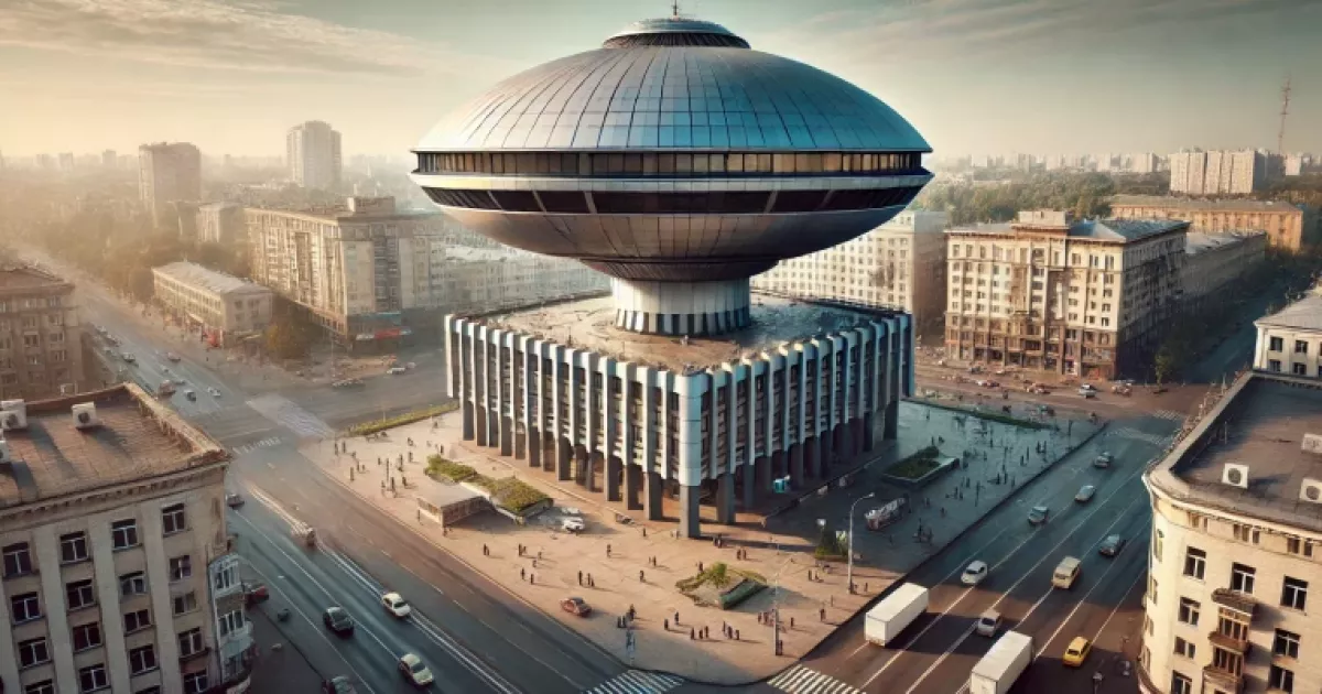 "Літаюча тарілка" в Києві: чому ця будівля справжнє архітектурне диво