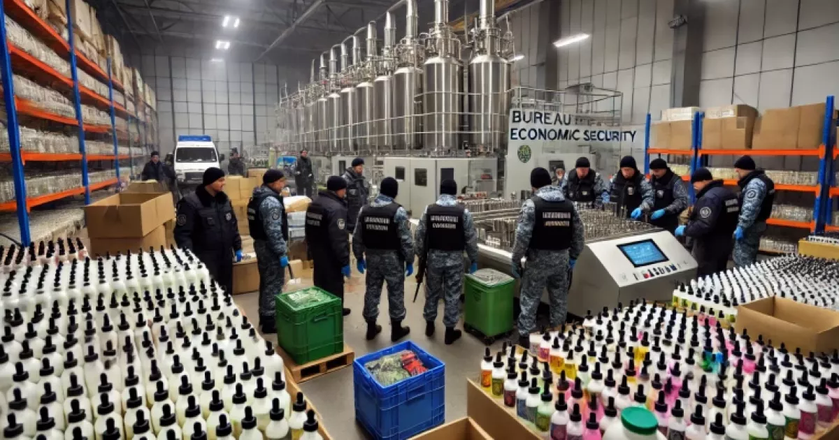 Підпільне виробництво рідин для куріння на Київщині: як викрили масштабну схему?