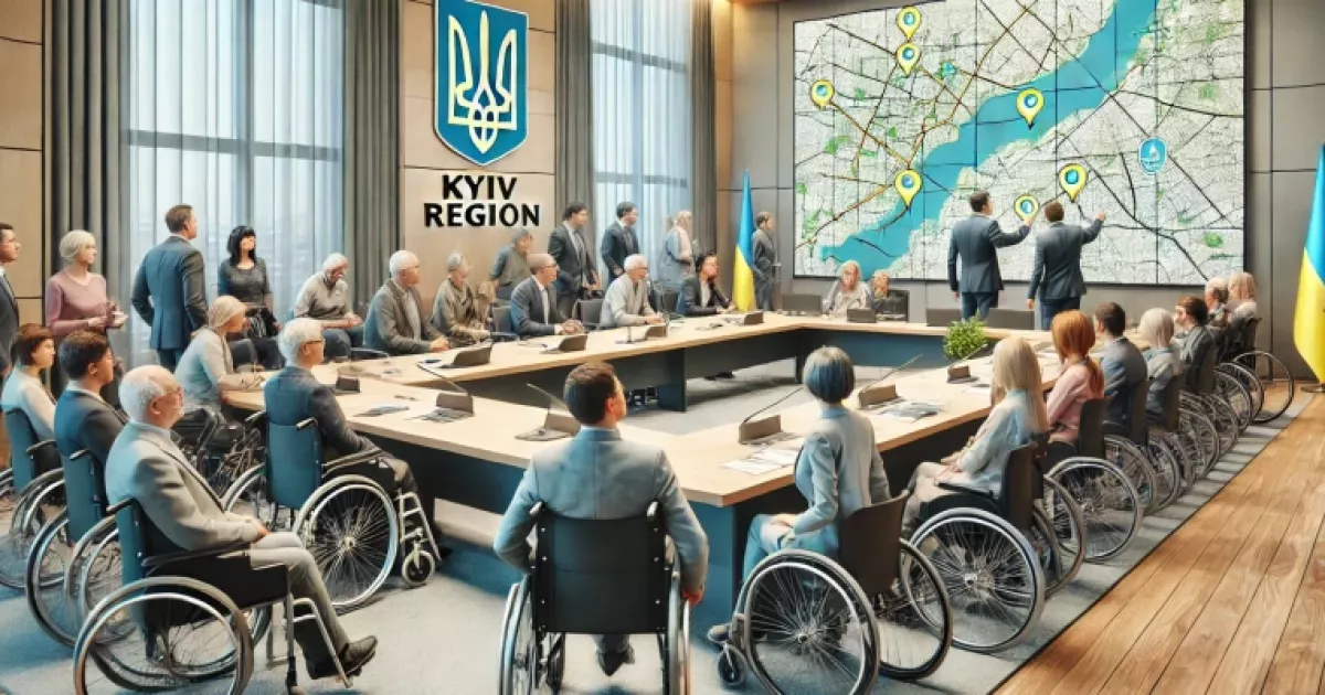 50 громад Київщини створили ради безбар'єрності: покращення доступності