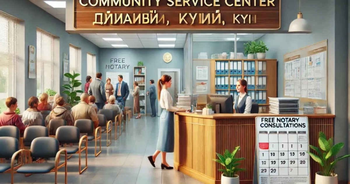 Безкоштовні консультації нотаріуса для мешканців Ірпінської громади