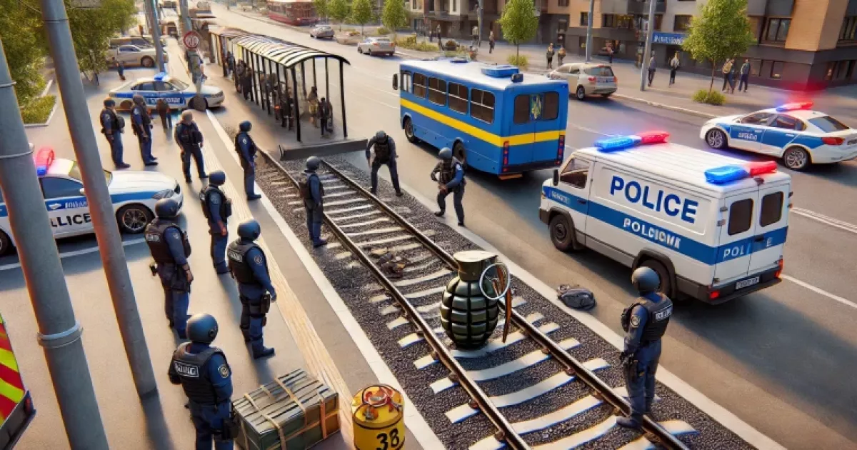 У Києві на зупинці знайшли предмет, схожий на гранату: подробиці події