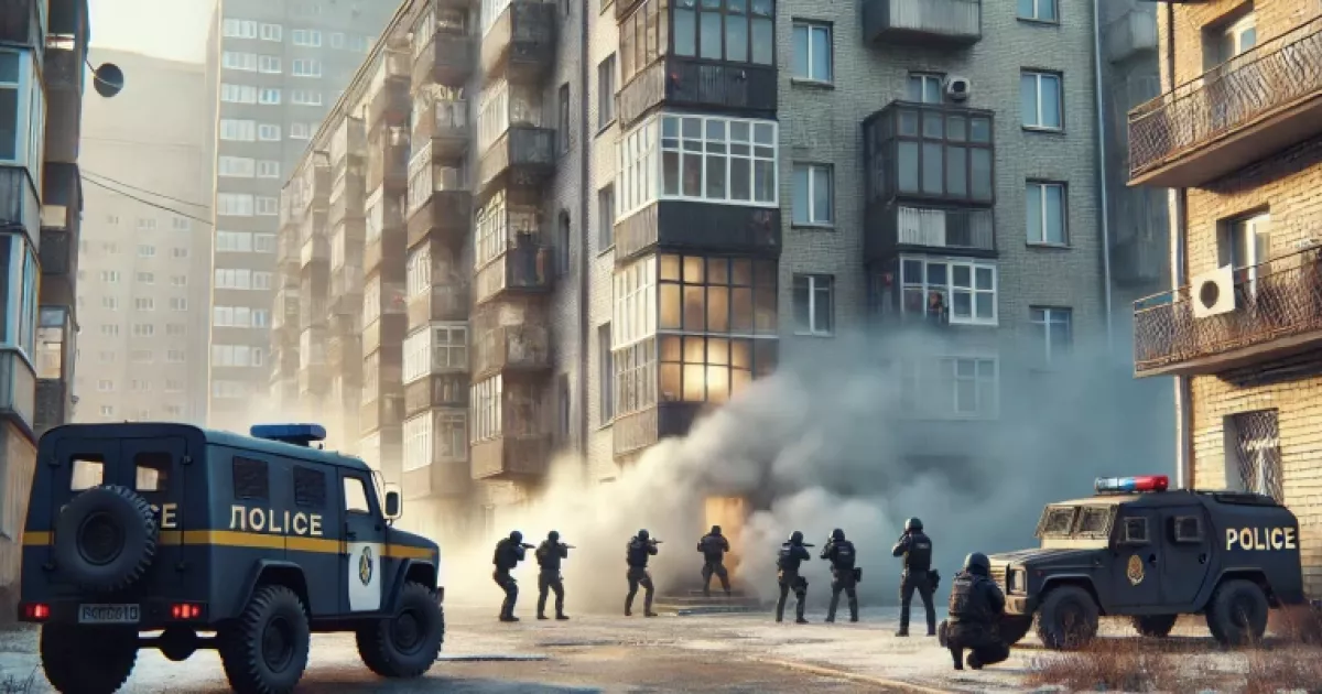 Чоловік кинув димову шашку в Голосіївському районі: затримано за зберігання боєприпасів
