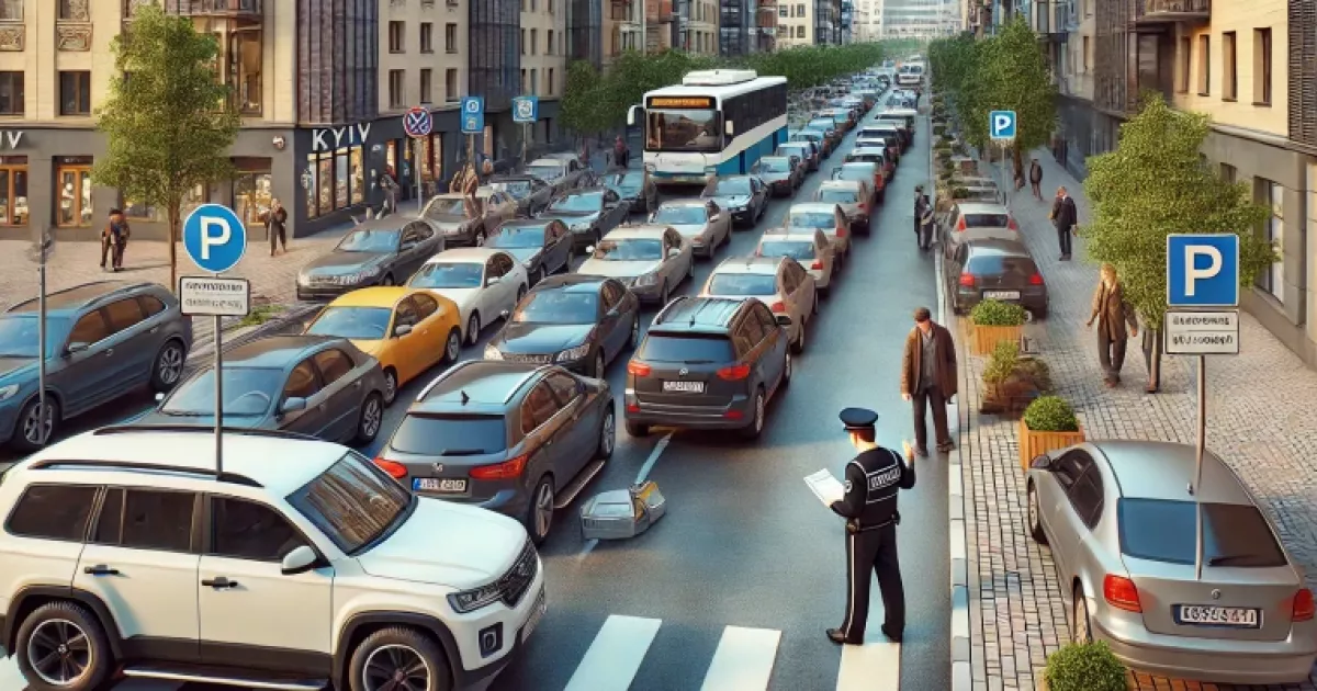 70% авто в Києві паркуються з порушеннями: як вирішити проблему?