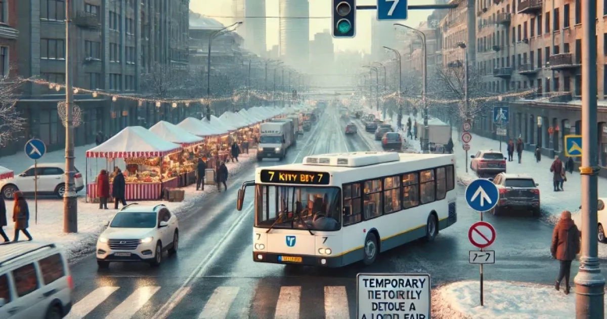 Зміни маршруту автобуса №7 у Києві: що потрібно знати киянам 7 лютого