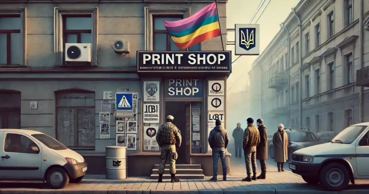 Скандал у Києві: друкарня відмовилася друкувати прапор для військових через ЛГБТ-символіку