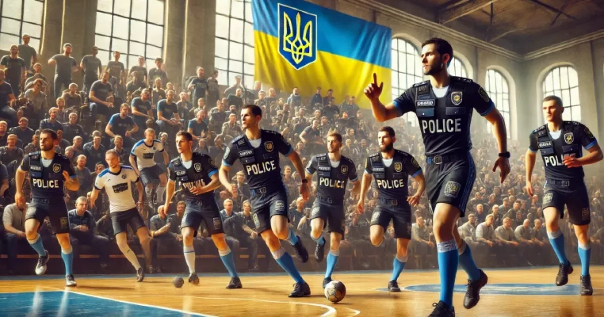 Київські патрульні здобули «бронзу» на футзальному турнірі на підтримку ЗСУ