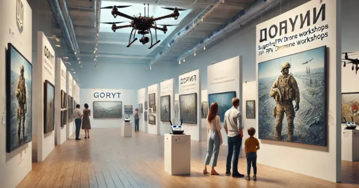 Виставка «Горить» у Києві: арт-збір на підтримку майстерні FPV-дронів