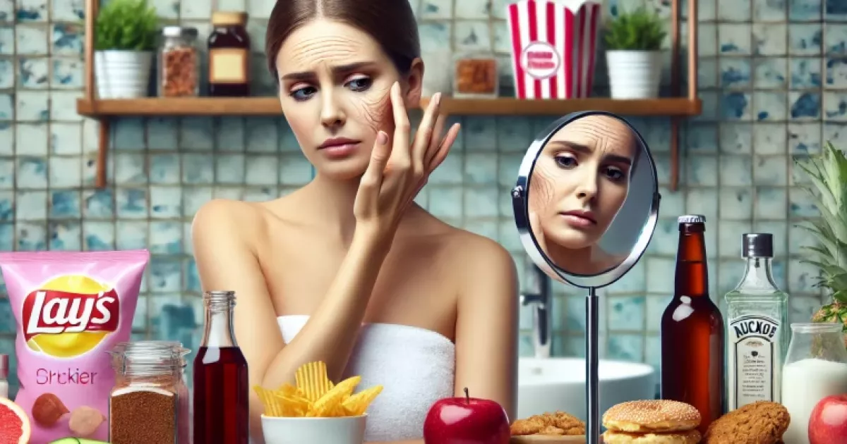 Уникайте цих продуктів, якщо хочете зберегти молодість шкіри