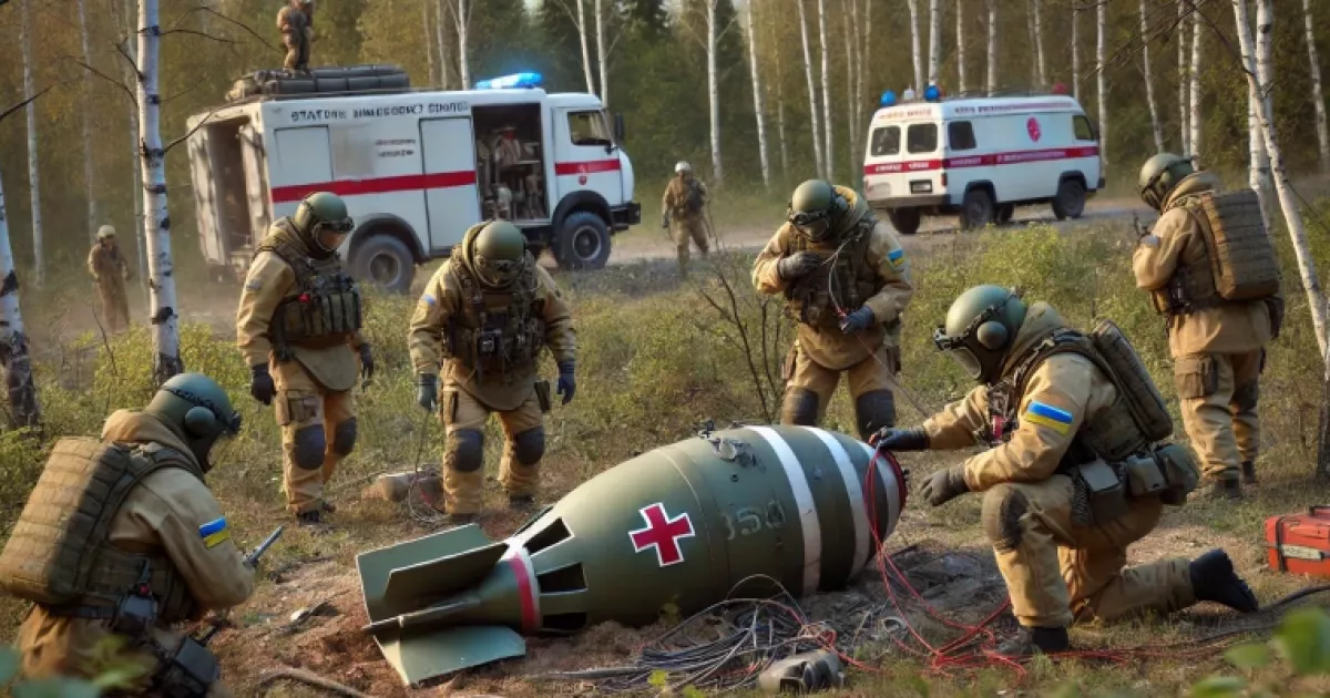 Сапери Київщини знищили російську авіабомбу: деталі операції