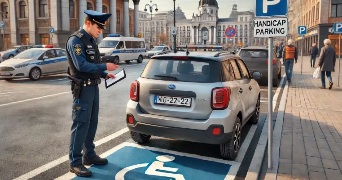 У Києві посилено контроль: водіїв штрафують за паркування на місцях для інвалідів
