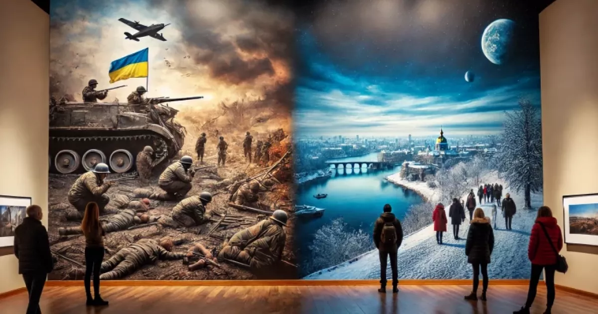 Унікальна виставка в Софії Київській: фотопроєкт про паралельні життя незламних українців