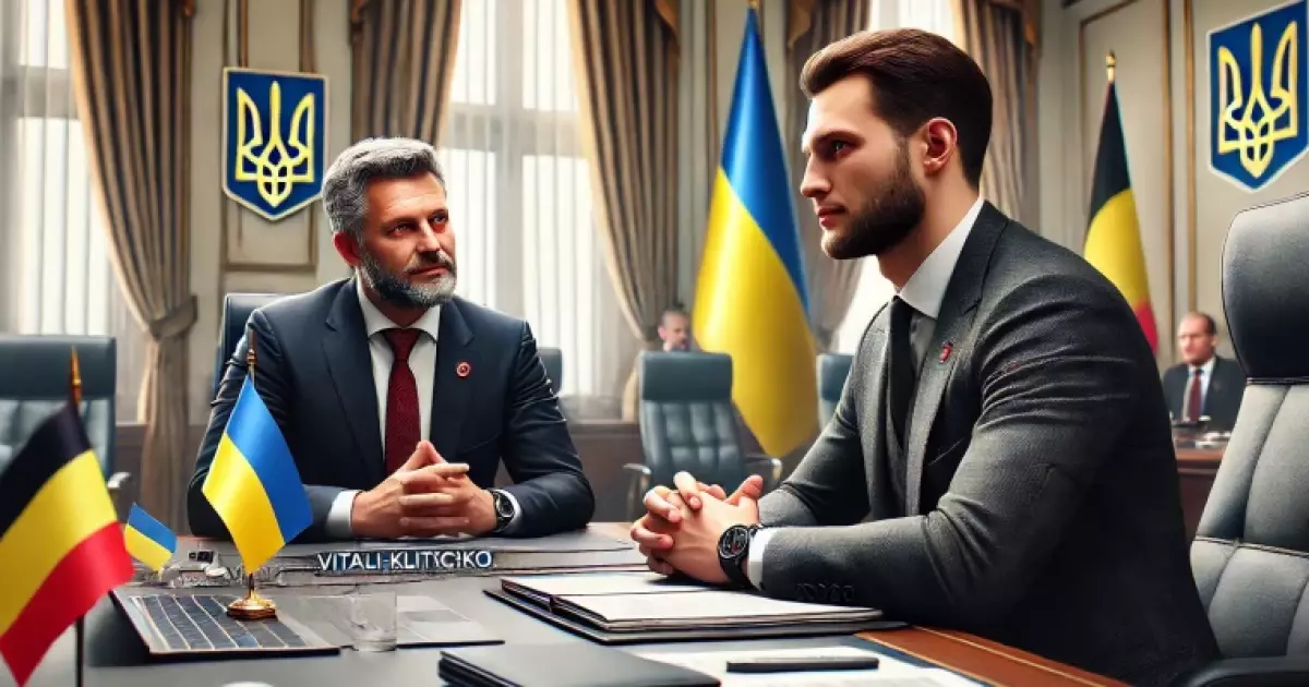 Кличко та міністр оборони Бельгії обговорили рішучі кроки для підтримки України