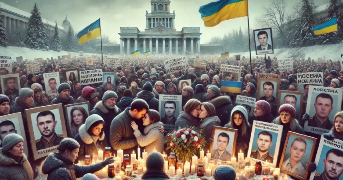 У Києві відбулася акція на підтримку зниклих безвісти військових