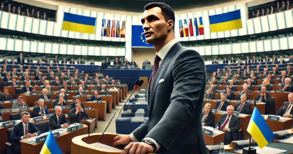Віталій Кличко отримав премію Павла Адамовича та виступив у Європарламенті