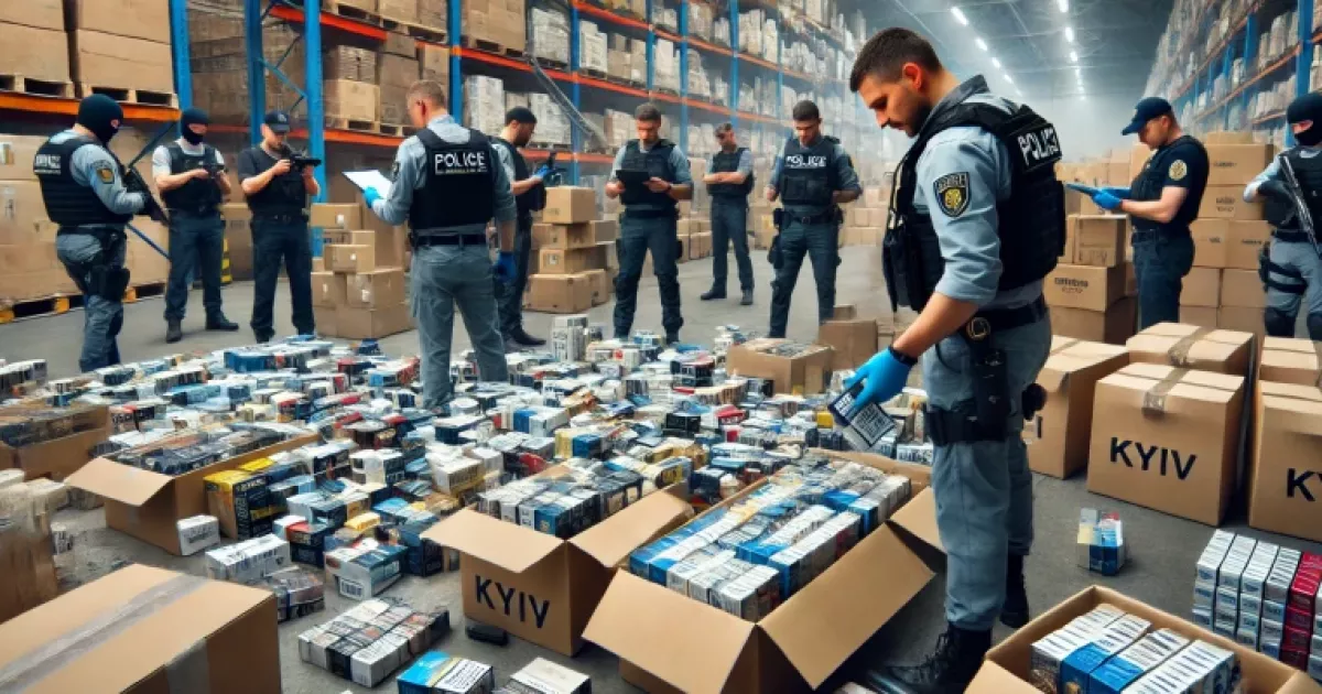У Києві правоохоронці вилучили нелегальні цигарки на 12 млн грн: як це сталося?