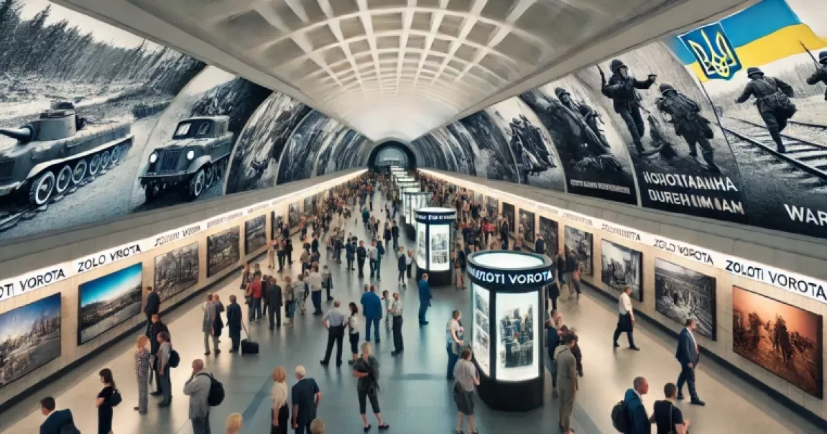 У Києві на станції метро «Золоті ворота» відкрилася фотовиставка