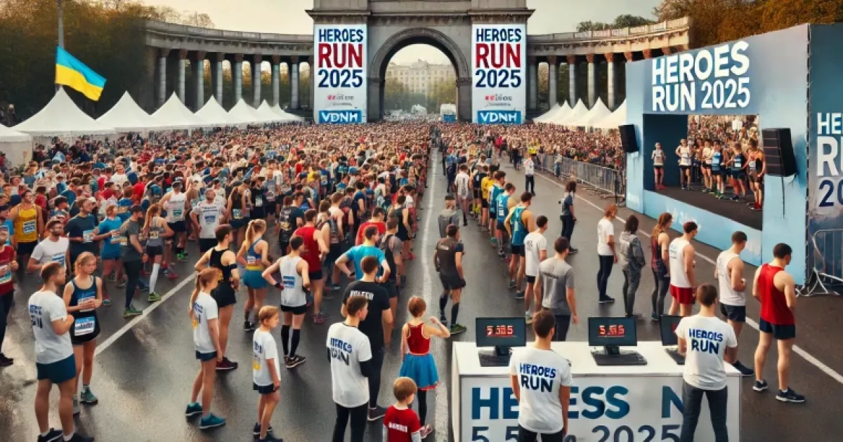 HEROES RUN 2025 у Києві: благодійний забіг заради дітей загиблих героїв
