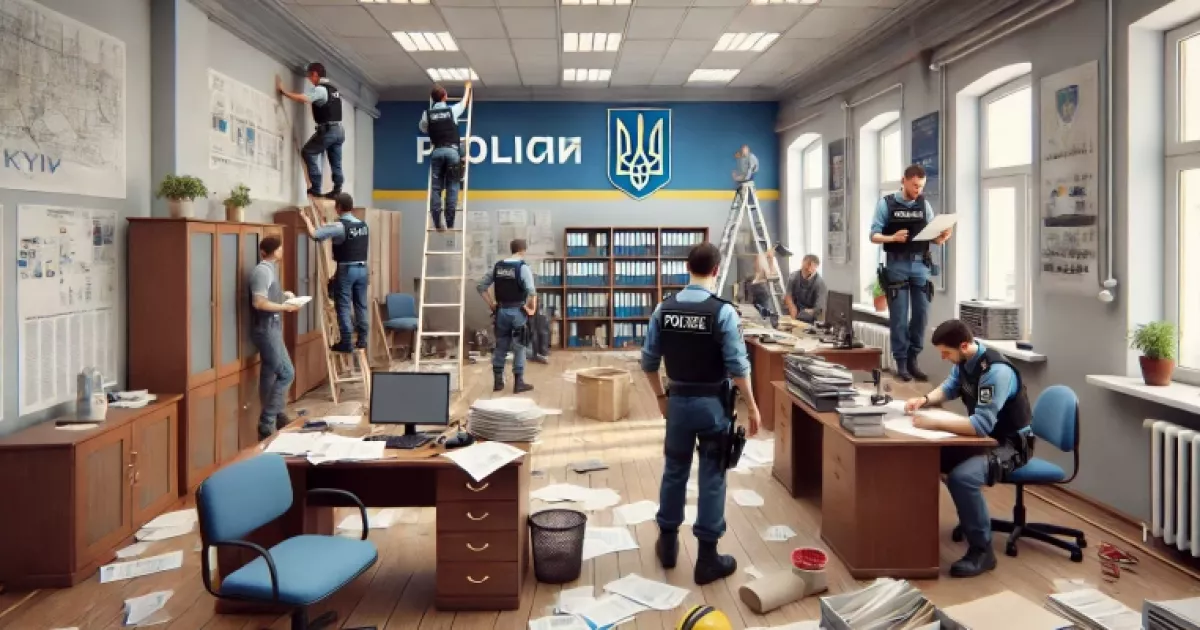Поліція Києва спрямовує 1 млн грн на ремонт кабінетів