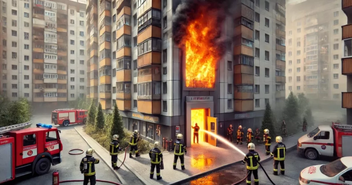 У Дарницькому районі чоловік підпалив ліфтову кабіну, щоб помститися знайомій