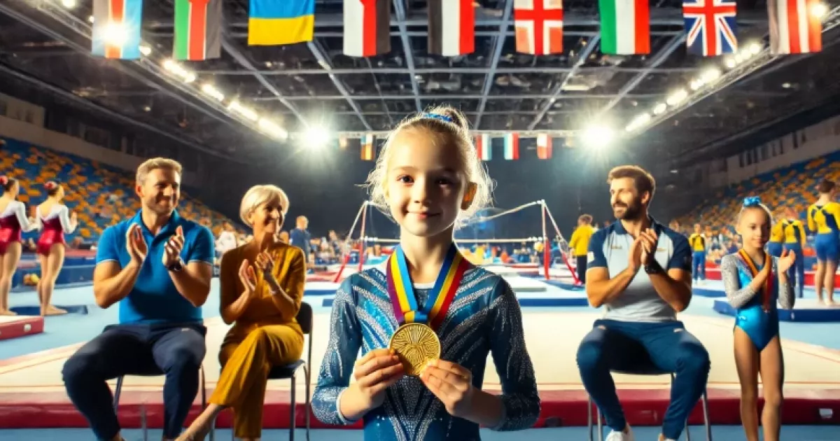 6-річна киянка здобула три золоті медалі на міжнародному турнірі з художньої гімнастики