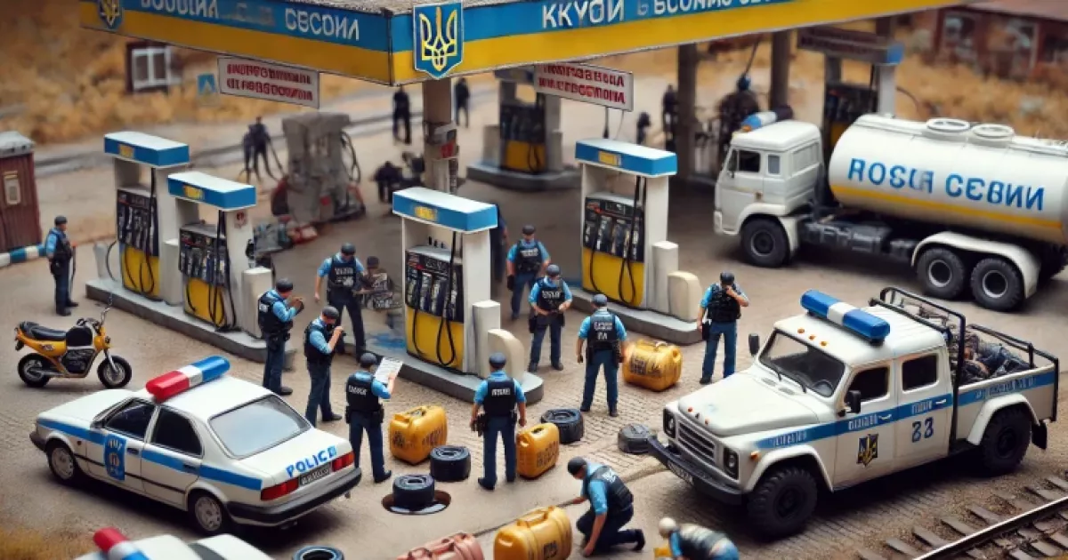 На Київщині викрили нелегальну АЗС: вилучено паливо на 1,2 млн грн