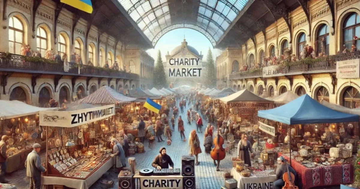 Благодійний «Подільський шук» у Києві: барахолка, вінтаж і підтримка ЗСУ