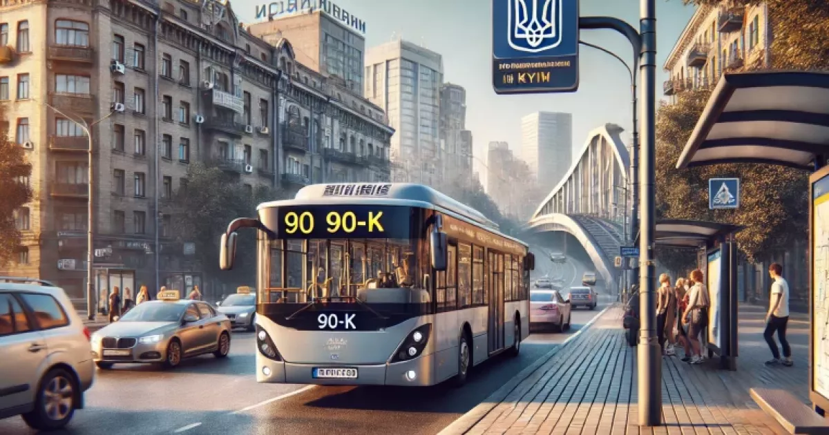 Зміни в русі автобуса №90 у Києві: новий маршрут та зручності для пасажирів
