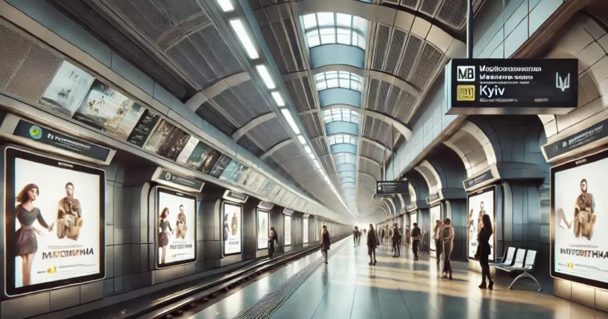 Київське метро реформує рекламу: що зміниться для пасажирів