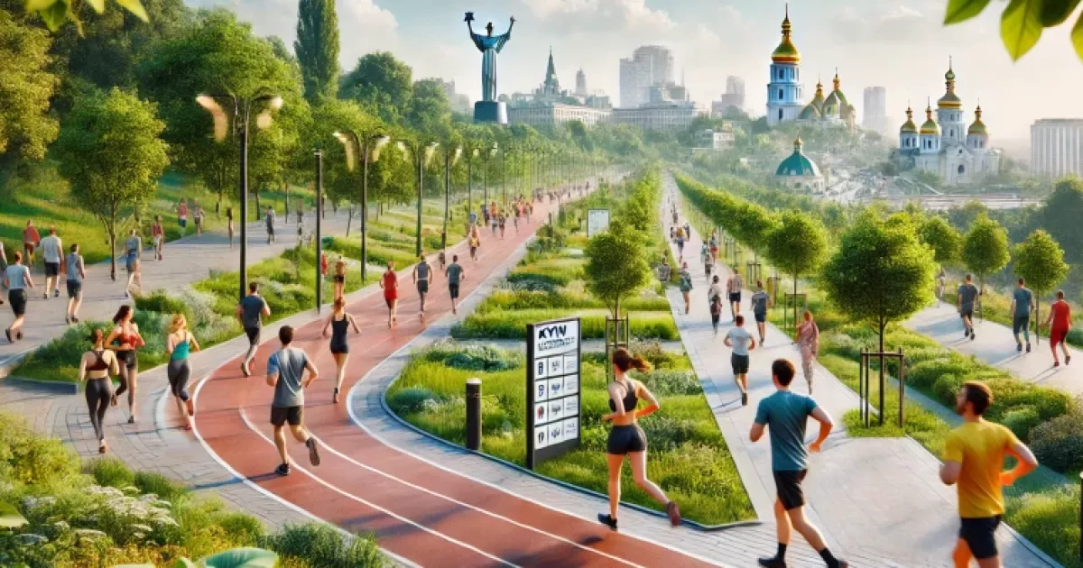 У Києві створять 18 офіційних маршрутів для бігу та ходьби
