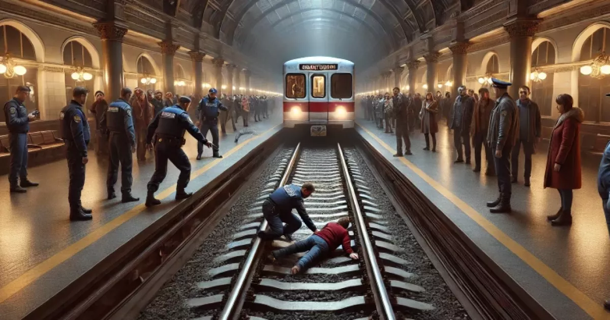 Чоловіка витягли з колій метро на станції «Святошин»: деталі