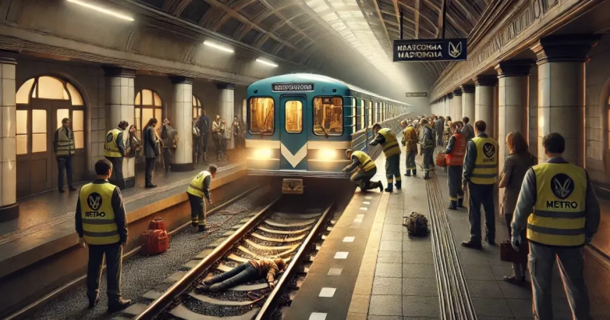 У Києві пасажир впав під поїзд: три станції метро закриті