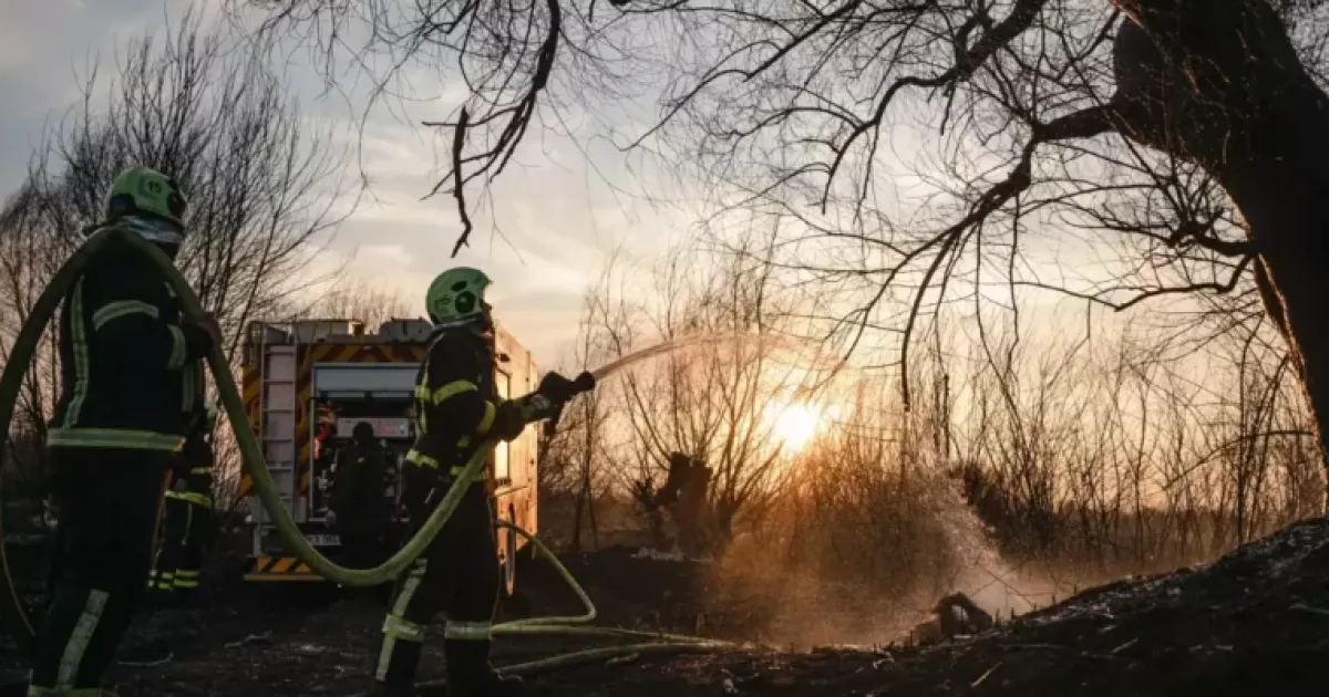 У Києві горів заказник «Осокорківські луки»: знищено понад 4 га