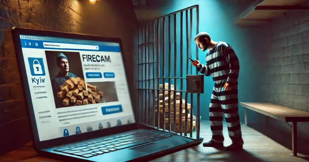 Шахрай із СІЗО: як в’язень Київського ізолятора «продавав» дрова онлайн