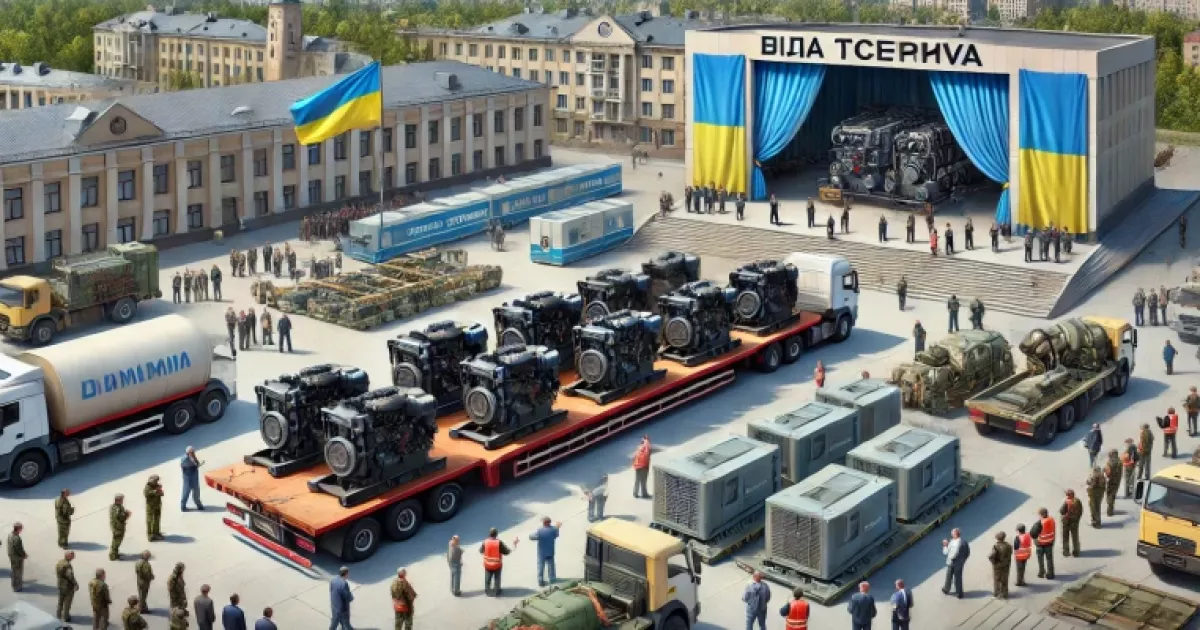 Білоцерківська громада отримала генератори та обладнання від німецького міста-побратима