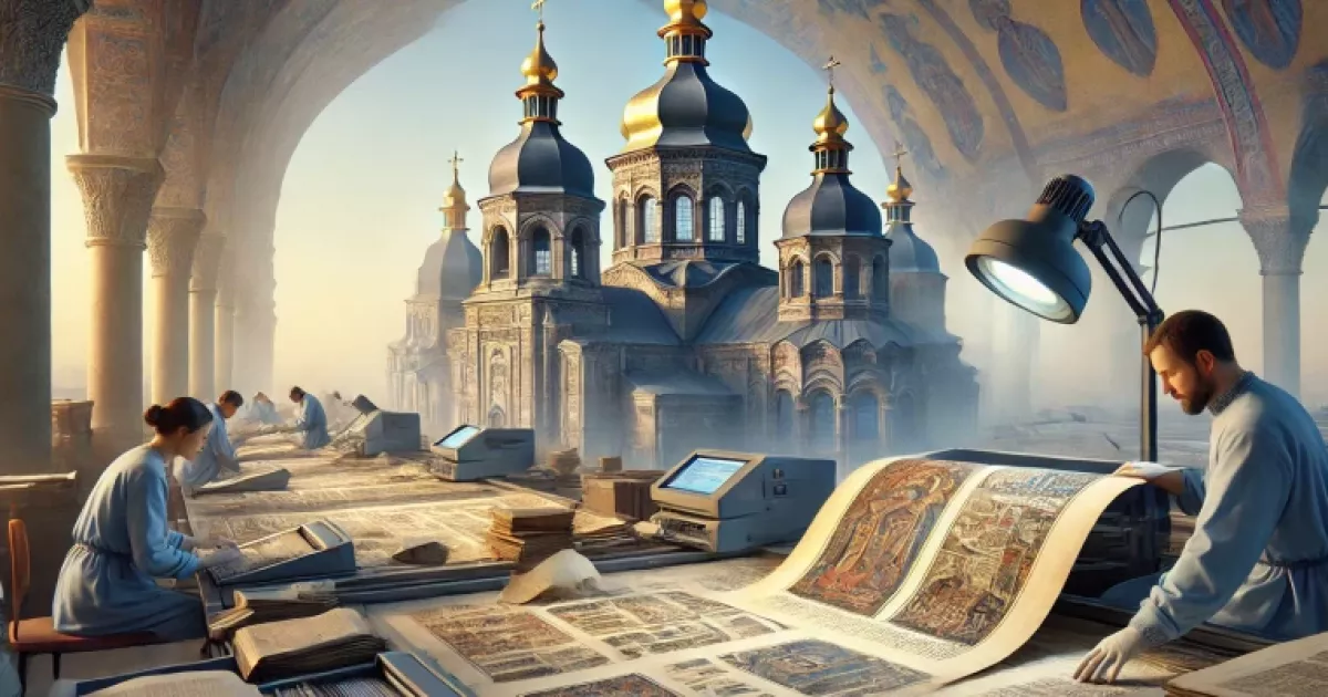 Оцифрування документів Софійського собору: як Київ зберігає історію