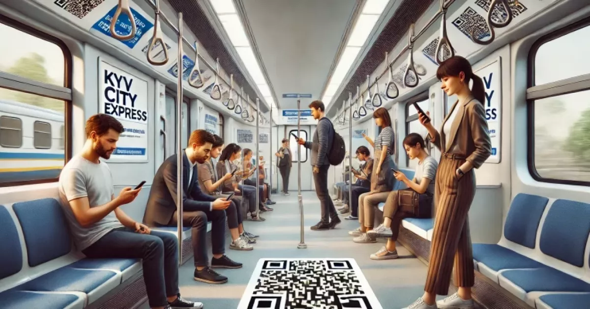 QR-коди для оплати проїзду в Kyiv City Express: швидко та зручно