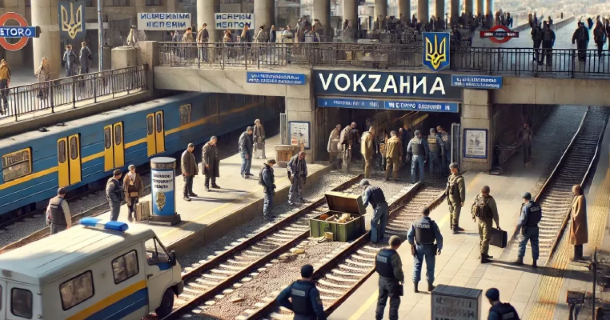 Київ: Станція метро "Вокзальна" була тимчасово закрита через підозрілу коробку